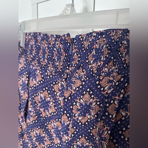 Anthropologie Maeve Navy and Beige Pallazzo Pants - Picture 5 of 8